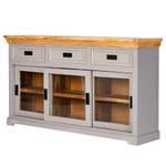 Sideboard Antton Akazie / Mango massiv - Grau / Mango