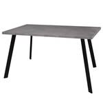 Bureau Unieux II Grafiet - Breedte: 140 cm - Zwart