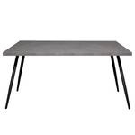 Bureau Unieux I Graphite - Largeur : 160 cm - Noir