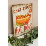 Afbeelding Hot Dogs sparrenhout - beige