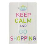 Panneau décoratif Go Shopping Sapin - Blanc