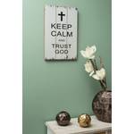 God Trust Schild