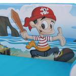 Divano per bambini Pirata Blu - Altro - Tessile - 77 x 42 x 34 cm