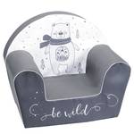 Kinderfauteuil Bear Grijs - Andere - Textiel - 34 x 42 x 51 cm