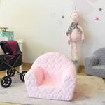 Kinderfauteuil Cosy Heart Roze - Andere - Textiel - 34 x 42 x 51 cm