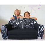 Canapé pour enfant Rabbit Noir - Autres - Textile - 34 x 42 x 77 cm