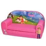 Kindersofa Heidi Pink - Andere - Textil - 34 x 42 x 77 cm