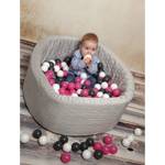 Piscina con palline Cosy Geo Grigio/Fucsia