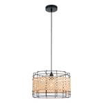 Suspension Byrum Fer / Bambou massif - 1 ampoule