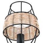 Lampada da tavolo Jerup Ferro / Rattan  - 1 punto luce