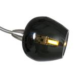 LED-Tischleuchte Tarda Rauchglas / Eisen - 5-flammig