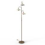 Lampadaire Souvereign Verre / Fer - 3 ampoules