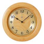 Horloge murale Ballwin Verre transparent / Aulne - Marron