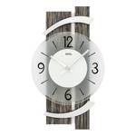 Horloge murale Cedar Verre satiné / Aluminium - Noir