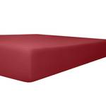 Drap-housse coton organique stretch Coton bio d’origine contrôlée - Rouge - 100 x 200 cm