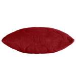 Housse d’oreiller velours nicki Velours nicki - Rouge - 50 x 50 cm