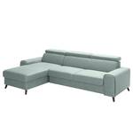 Ecksofa Cadima II Webstoff - Webstoff Cavo: Grau - Longchair davorstehend links - Ohne Schlaffunktion