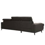 Ecksofa Cadima II Webstoff - Webstoff Cavo: Braun - Longchair davorstehend links - Ohne Schlaffunktion