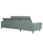 Ecksofa Cadima II Webstoff - Webstoff Cavo: Grau - Longchair davorstehend links - Mit Schlaffunktion