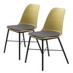 Chaises Feda (Lot de 2) Jaune