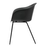 Chaises à accoudoirs Eva (lot de 2) Noir