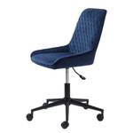 Chaise de bureau pivotante Dela Bleu marine