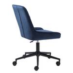 Chaise de bureau pivotante Dela Bleu marine