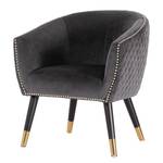 Fauteuil Alba Velours - Gris