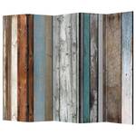 Paravent Colors Arranged Intissé sur bois massif - Multicolore - 5 éléments