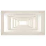Vlies-fotobehang Into the Light vlies - wit/beige - 500 x 280 cm