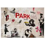 Fototapete Graffiti Collage (Banksy)