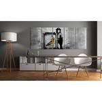 Afbeelding Monkey with Frame (Banksy) canvas - meerdere kleuren - 225 x 90 cm