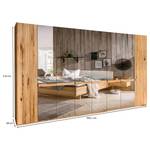 Armoire Livorno VI Hauteur : 216 cm - 6 miroir