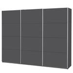 Schwebetürenschrank Caracas I Graumetallic - Breite: 271 cm - Premium - Ohne Spiegeltür/-en