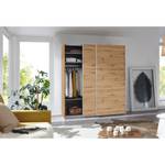 Armoire à portes coulissantes Caracas I Imitation chêne Artisan - Largeur : 226 cm - Basic - Sans portes miroir