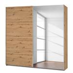 Schwebetürenschrank Caracas I Eiche Artisan Dekor - Breite: 181 cm - Basic - 1 Spiegeltür