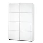 Zweefdeurkast Caracas I Alpinewit - Breedte: 136 cm - Basic - Zonder spiegeldeuren