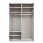 Armoire à portes coulissantes Caracas I Blanc alpin - Largeur : 136 cm - Basic - Sans portes miroir