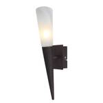 LED-Wandleuchte Riverpool II Milchglas / Nickel - 1-flammig