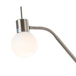 LED-Stehleuchte Loxy Milchglas / Nickel - 1-flammig