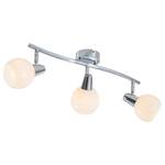 LED-wandlamp Doxy I melkglas/nikkel - Aantal lichtbronnen: 3