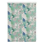 Klemmfix Verduisteringsrolgordijn Sloths polyester - groen - 45 x 150 cm