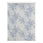 Klemmfix Rollo Blueprint Palms Polyester - Blau - 80 x 150 cm