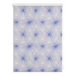 Store occultant sans perçage Flower Polyester - Bleu - 80 x 150 cm