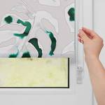 Klemmfix Verdunklungsrollo Monstera Polyester - Grün - 80 x 150 cm