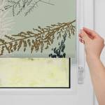 Klemmfix Verdunklungsrollo Fir Branches Polyester - Grün - 90 x 150 cm