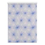 Store occultant sans perçage Flower Polyester - Bleu - 100 x 150 cm