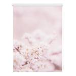 Klemmfix Verduisteringsgordijn Bloesem polyester - roze/wit - 45 x 150 cm