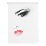 Klemmfix Verduisteringsrolgordijn Face polyester - wit - 60 x 150 cm