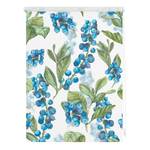 Klemmfix Verduisteringsrolgordijn Bosbes polyester - blauw/groen - 70 x 150 cm